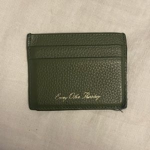 Every Other Thursday Card Holder - Signature Green